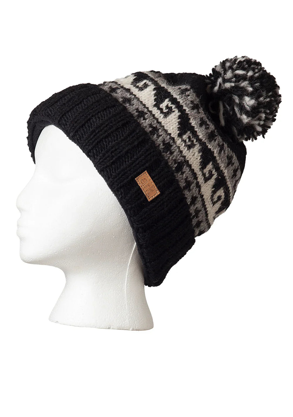 Wave Pompom Hat