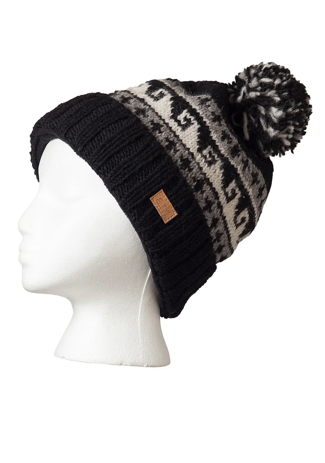 Wave Pompom Hat