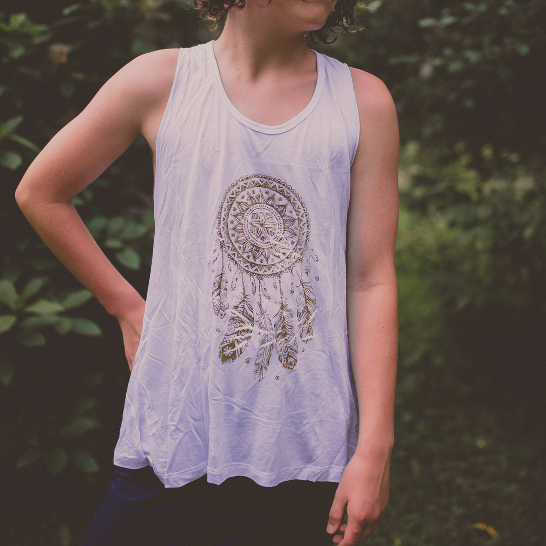 Screenprint Dreamcatcher Pattern Tops