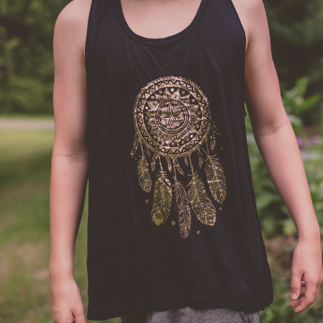 Screenprint Dreamcatcher Pattern Tops