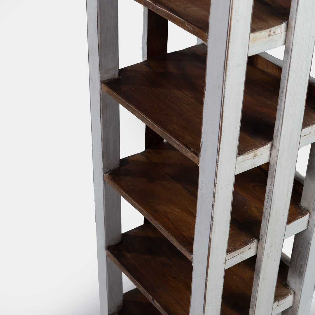 Table d'appoint en teck récupéré