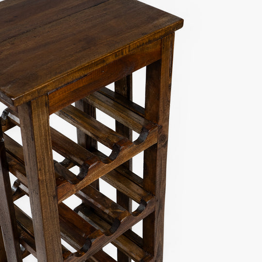 Table d'appoint en teck récupéré