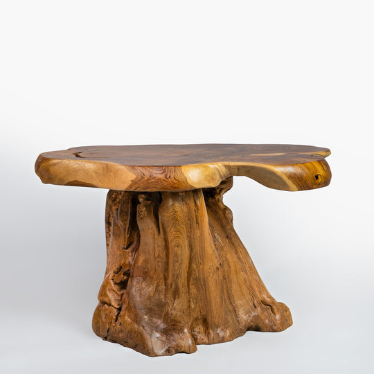 Table d'appoint en teck récupéré