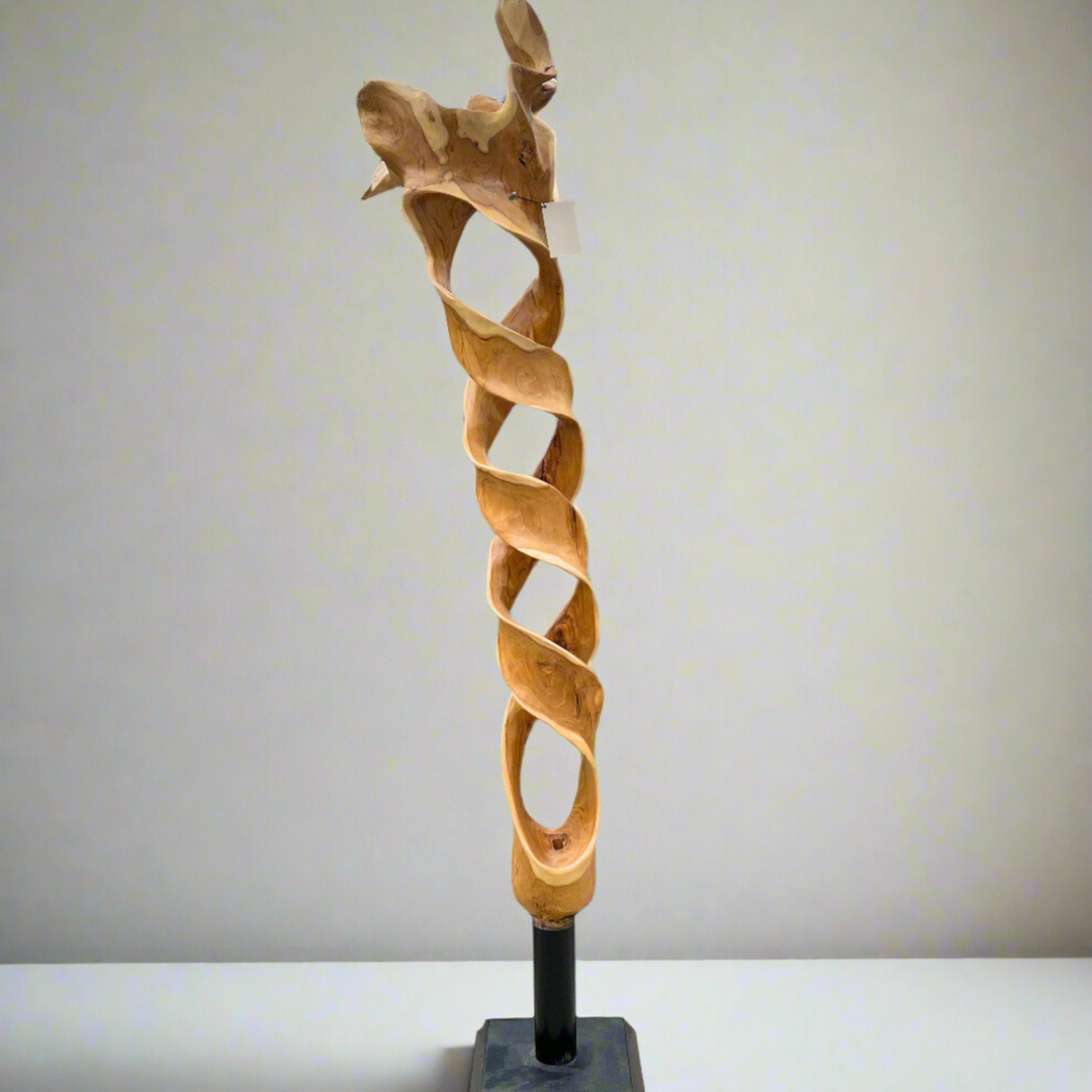 Table d'appoint en teck récupéré