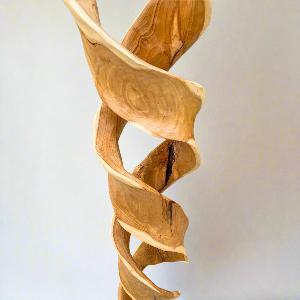 Table d'appoint en teck récupéré