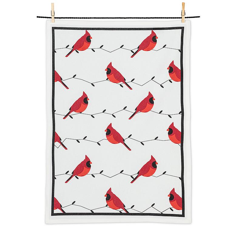 Allover Cardinals Kitchen Towel