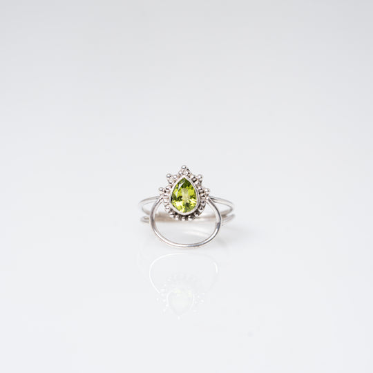 Bagues empilables multi-bandes grenat