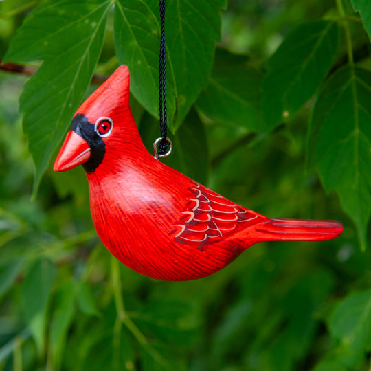 Wooden Cardinal Ornament