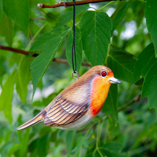 Wooden Robin Ornament