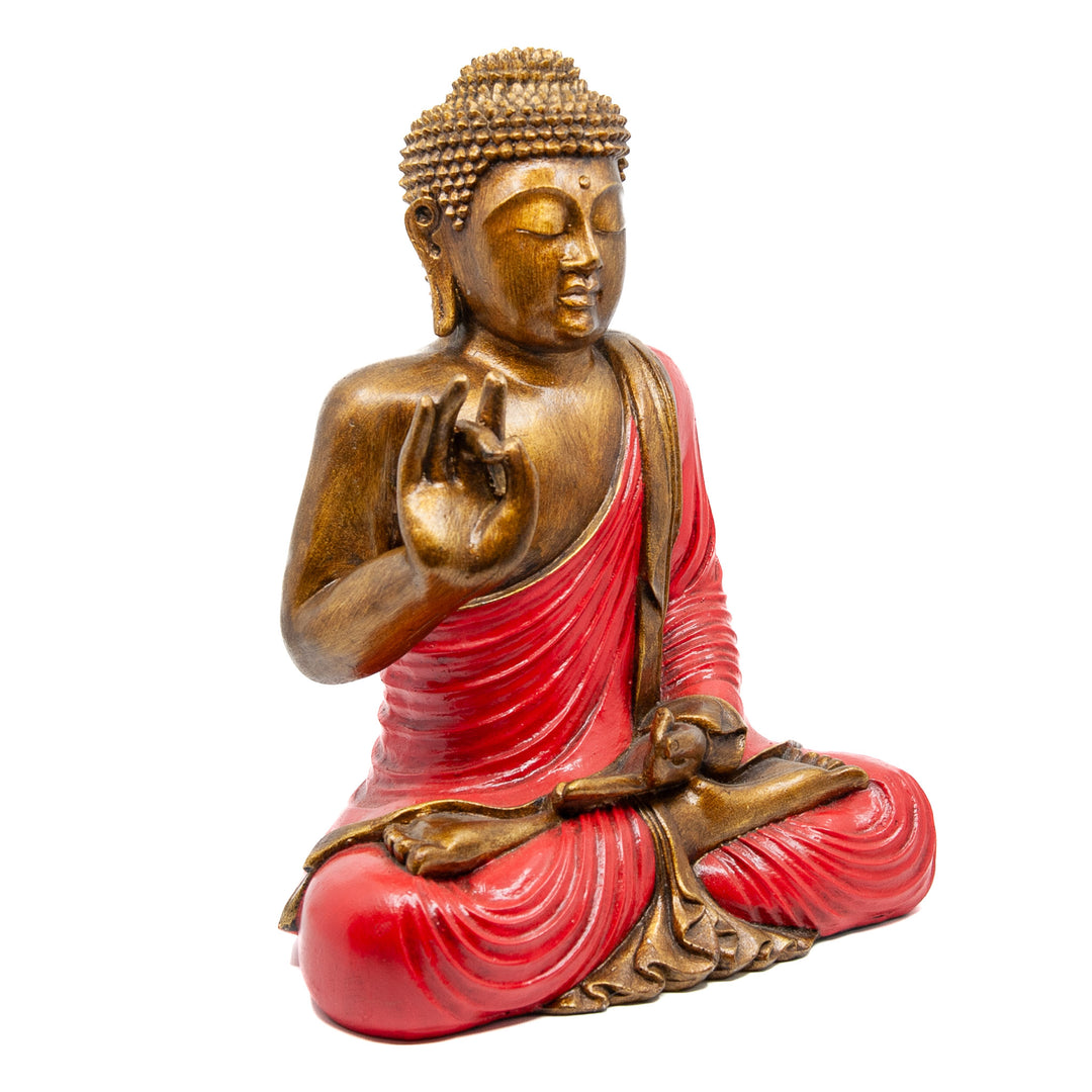 Bouddha enseignant peint moyen