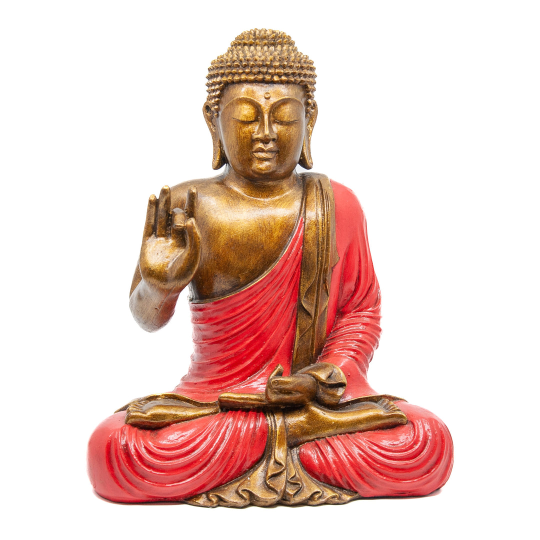 Bouddha enseignant peint moyen