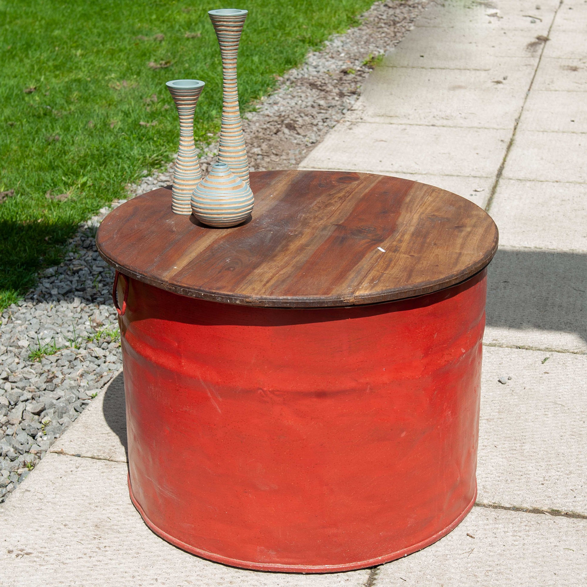 Recycled Oil Drum Coffee Table