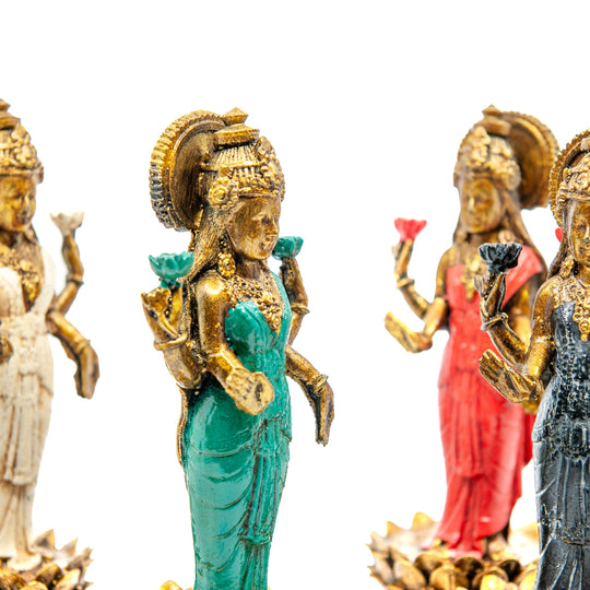 Painted Resin Lakshmi Standing