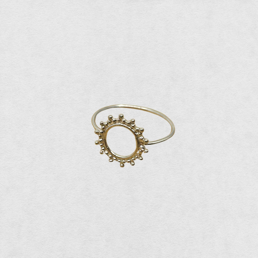 Sun Sterling Silver Band