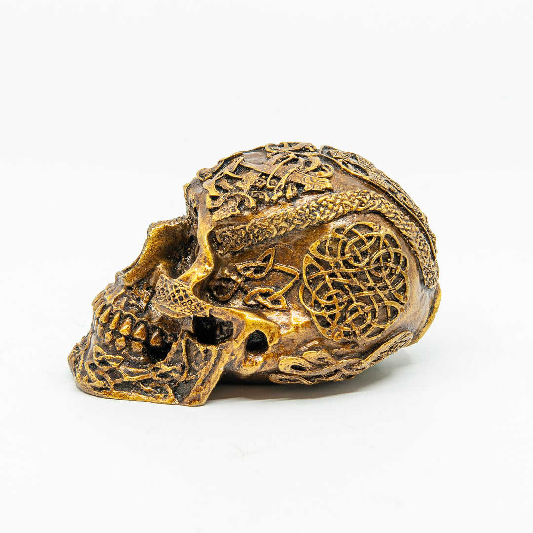 Celtic Resin Skull