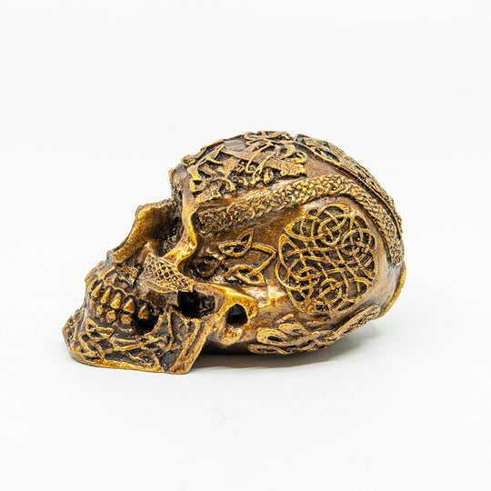 Celtic Resin Skull