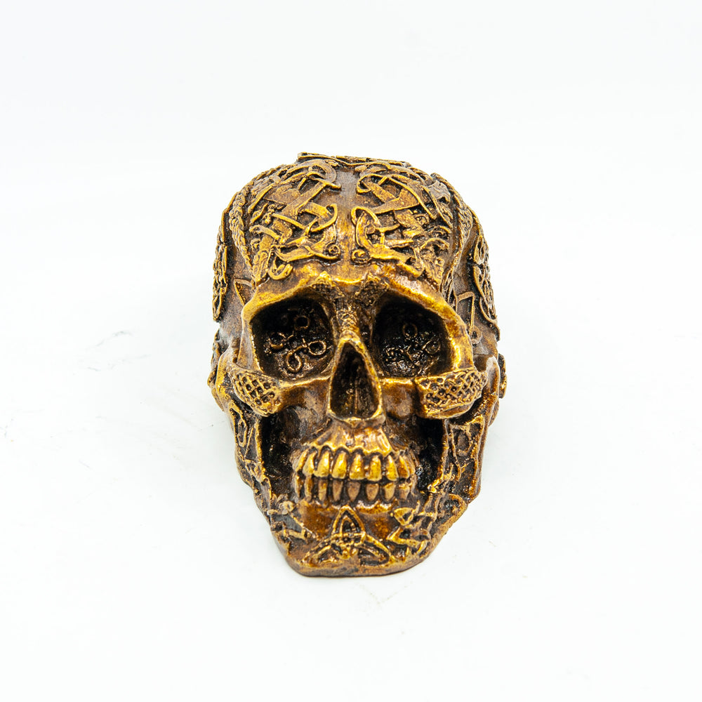 Celtic Resin Skull