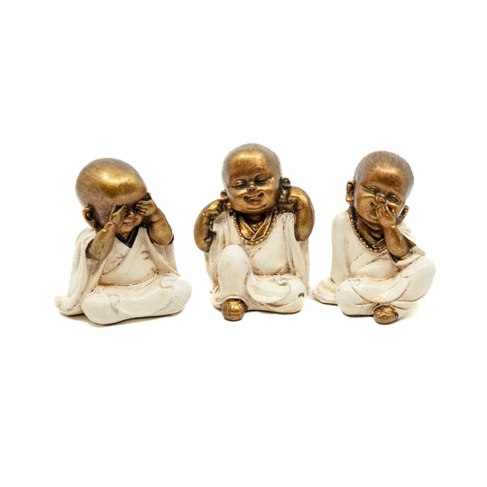 Painted Resin Shaolin Monk