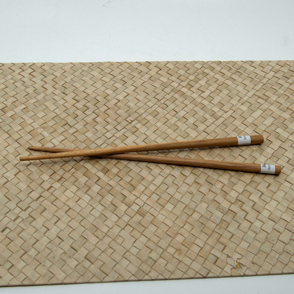 Bali Teak Chopstick Set - Short