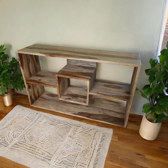 Indian Mango Wood Shelving Unit