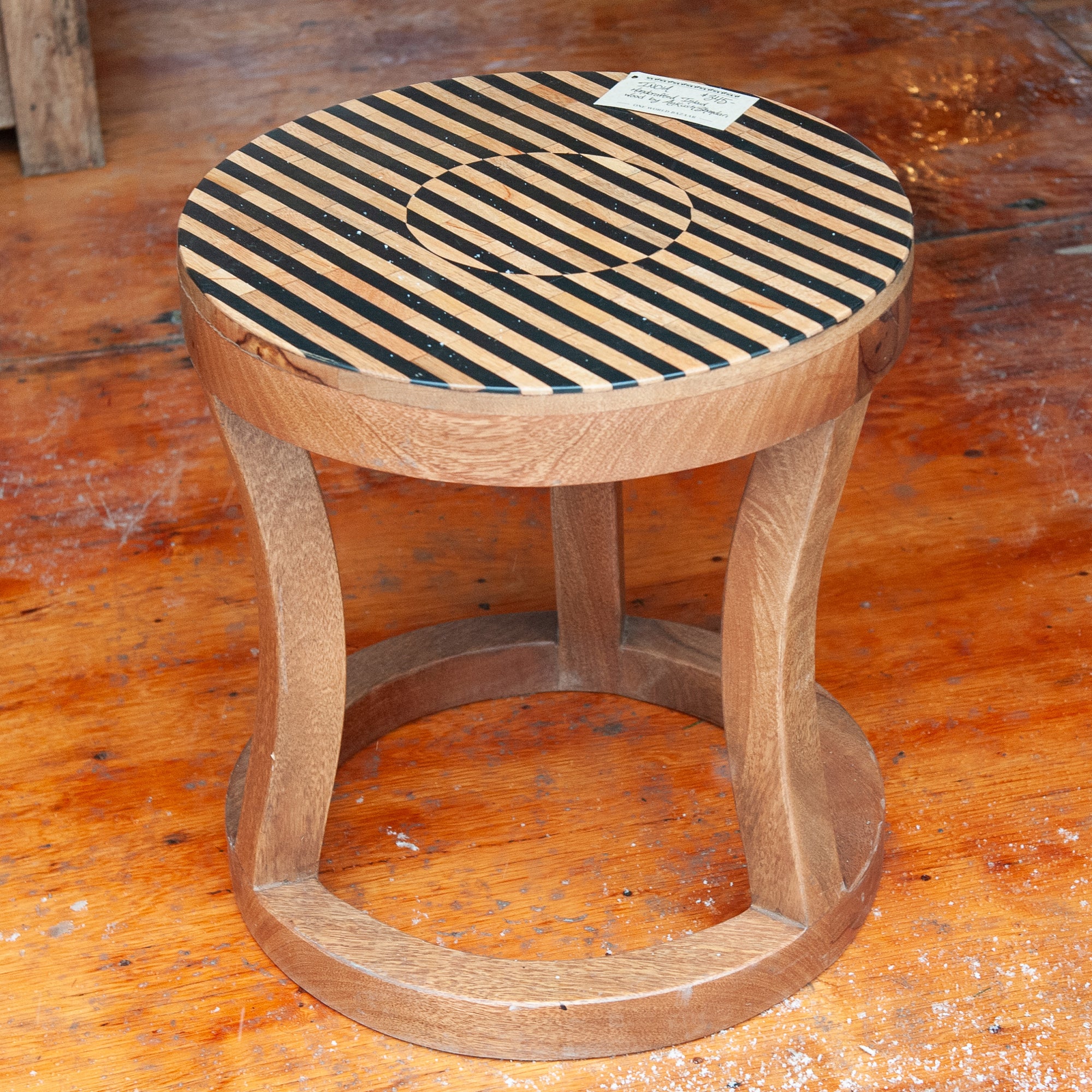 India Mindi Wood Inlaid Table
