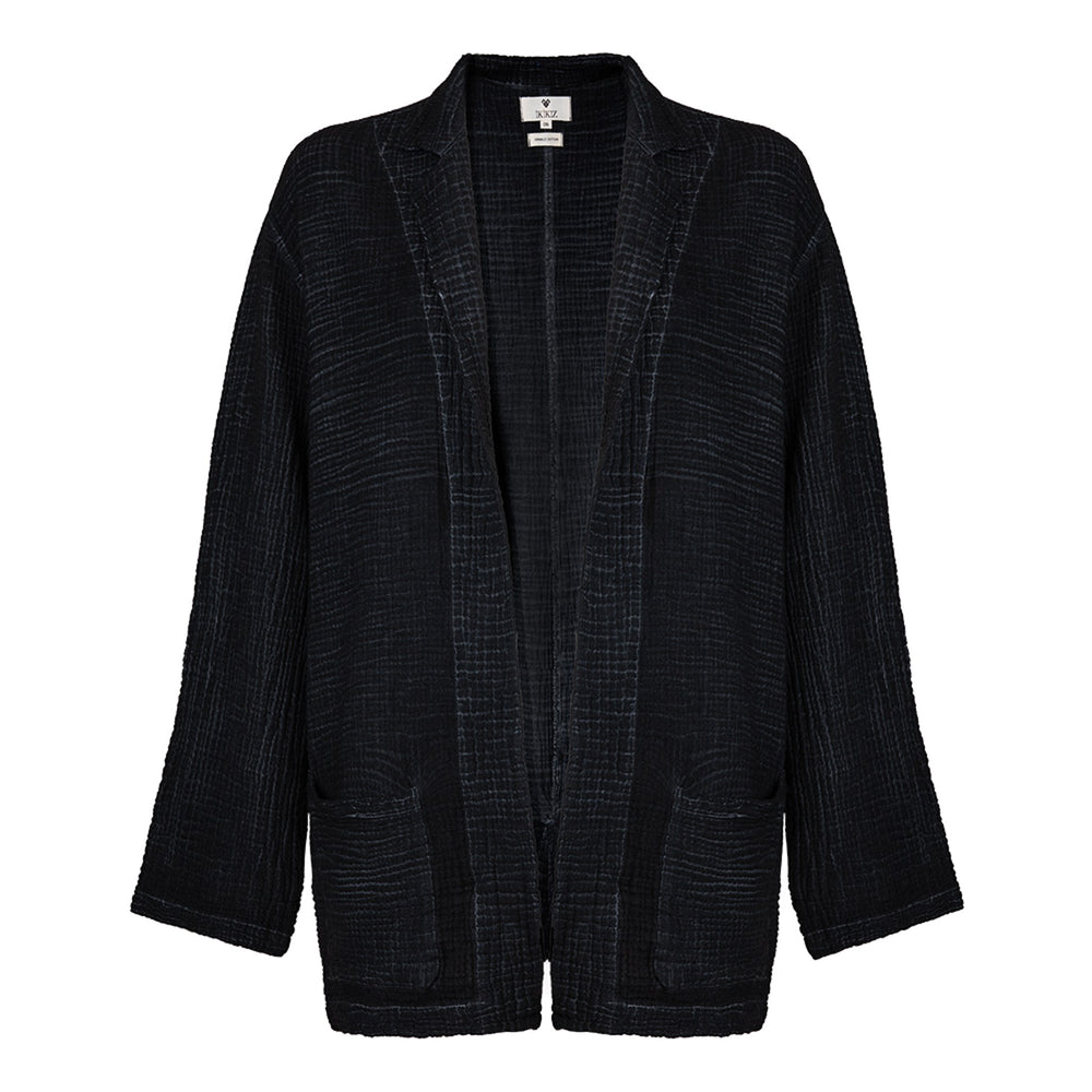 Crinkle Crop Palazzo Pant - Taille unique - Noir