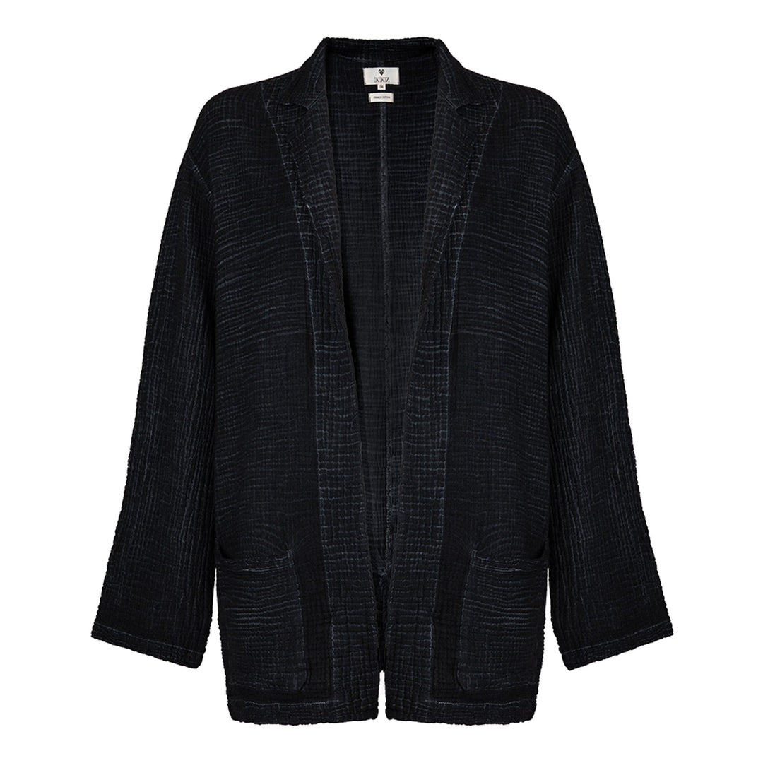 Crinkle Crop Palazzo Pant - Taille unique - Noir