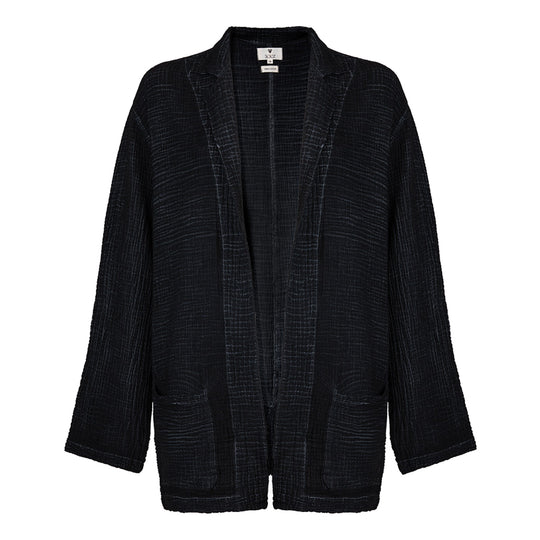 Crinkle Crop Palazzo Pant - Taille unique - Noir