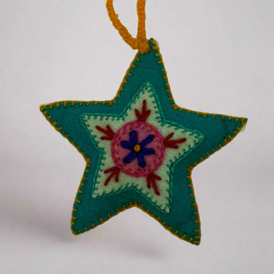 Colourful Poko Star Ornament