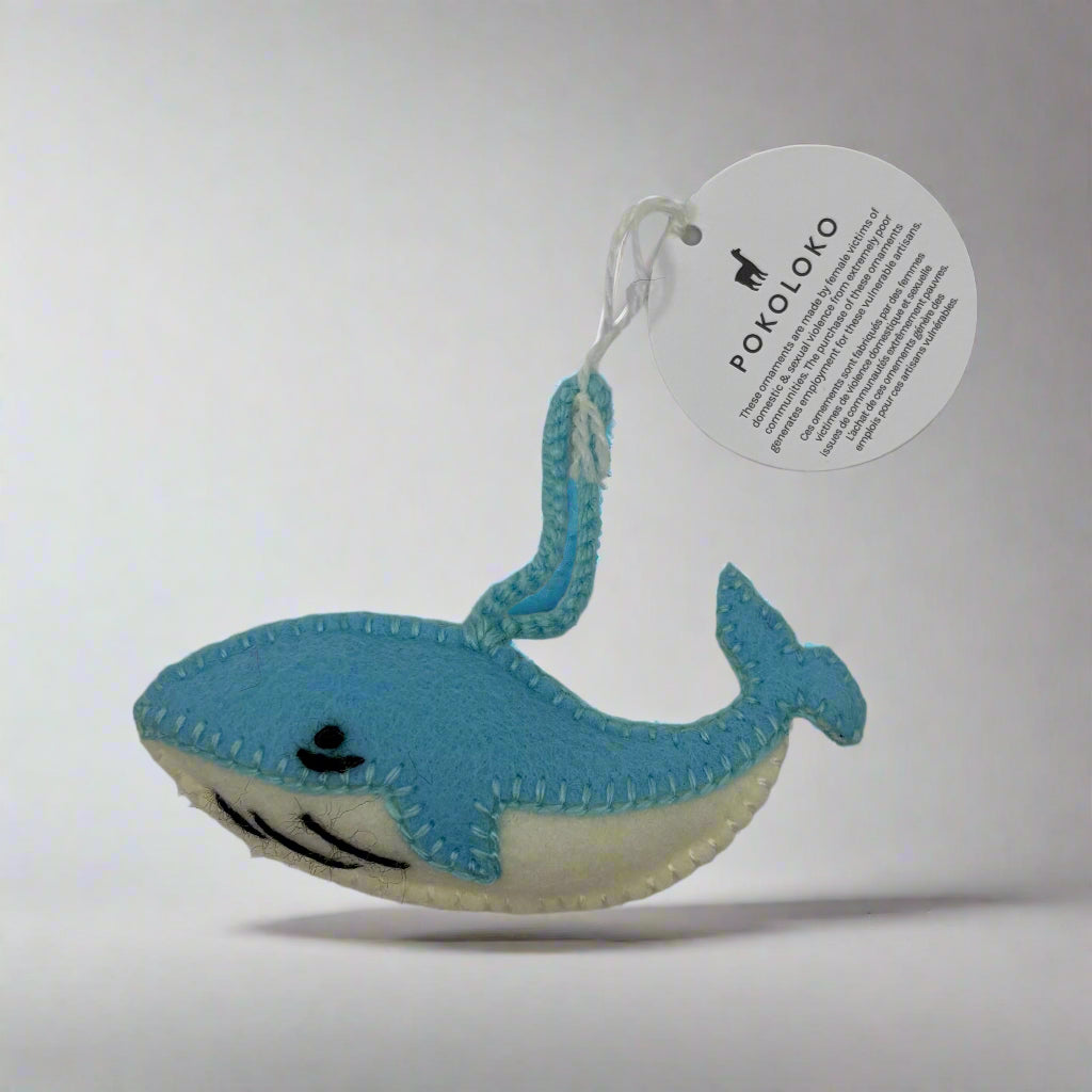Poko Whale Ornament