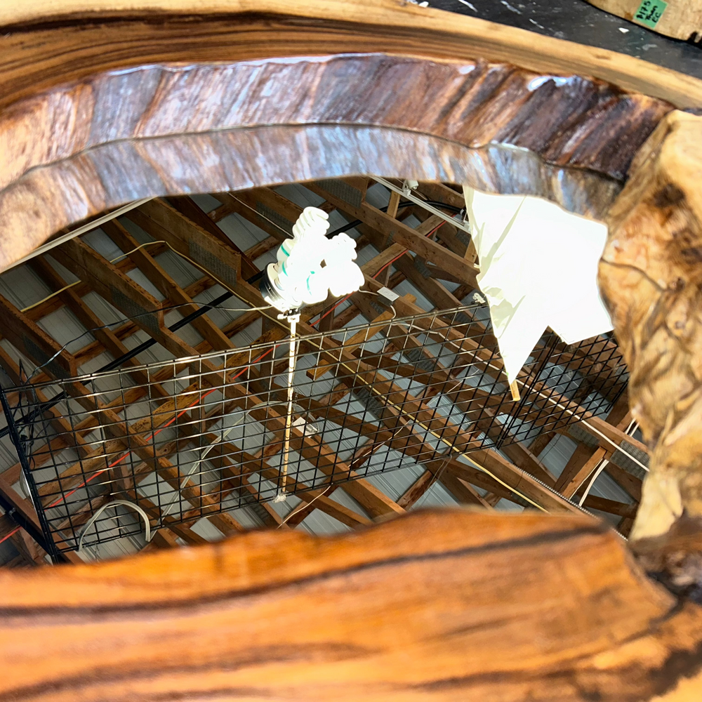 Handcrafted Sono Wood Mirror