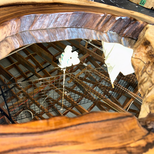 Handcrafted Sono Wood Mirror