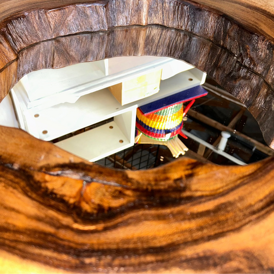 Handmade Sono Wood Mirror