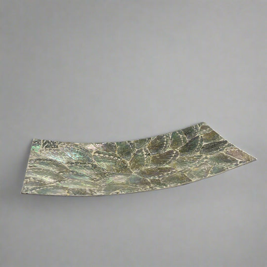 White Shell Rectangle Dish