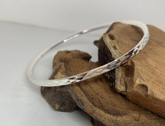 Jonc Argent - Diamant