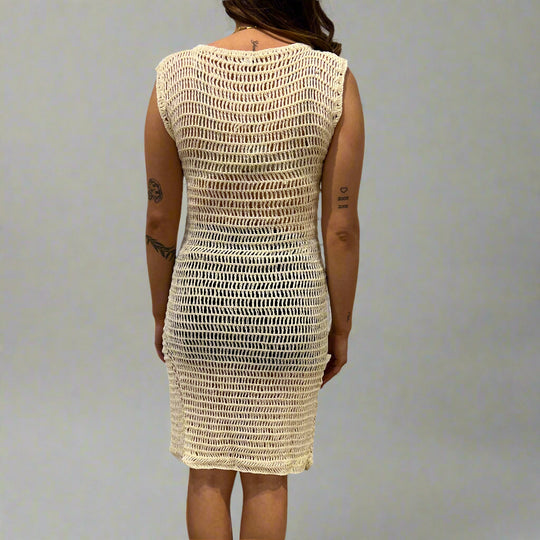 Table d'appoint en teck récupéré