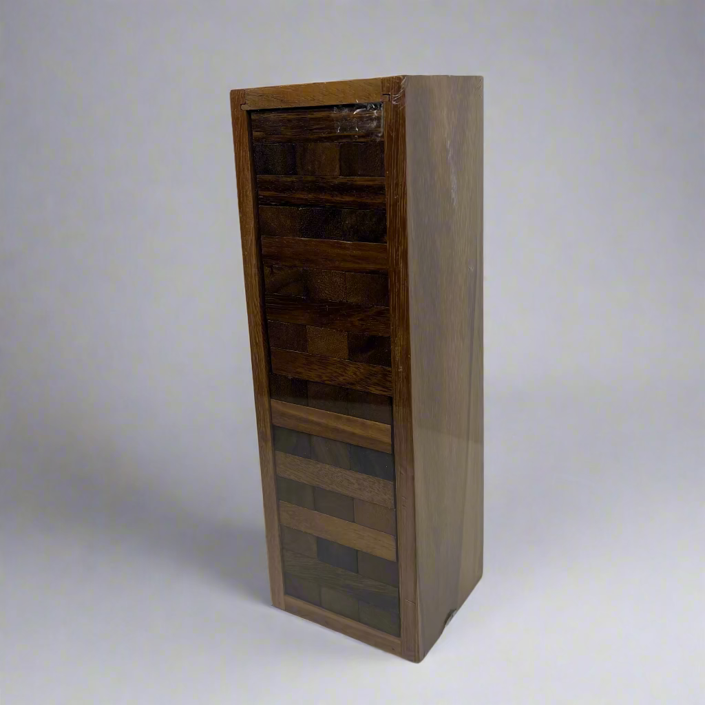 Handcarved Wooden Stacking Game