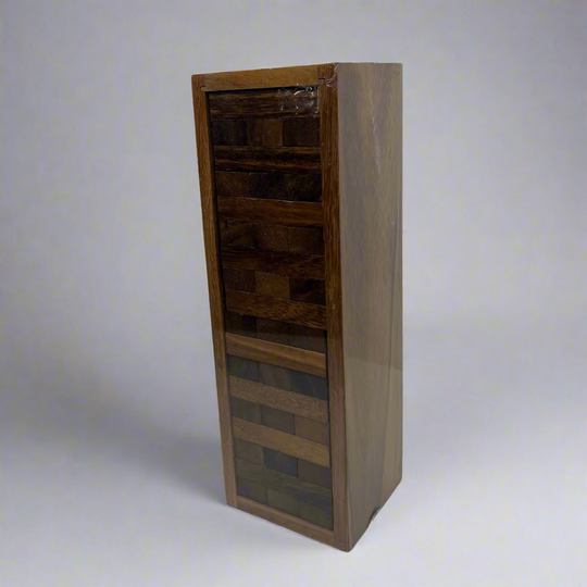 Handcarved Wooden Stacking Game