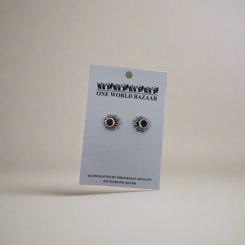 Boucles d'Oreilles Filigrane Pierre de Lune