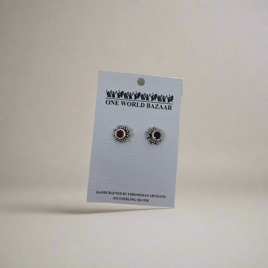 Boucles d'Oreilles Filigrane Pierre de Lune