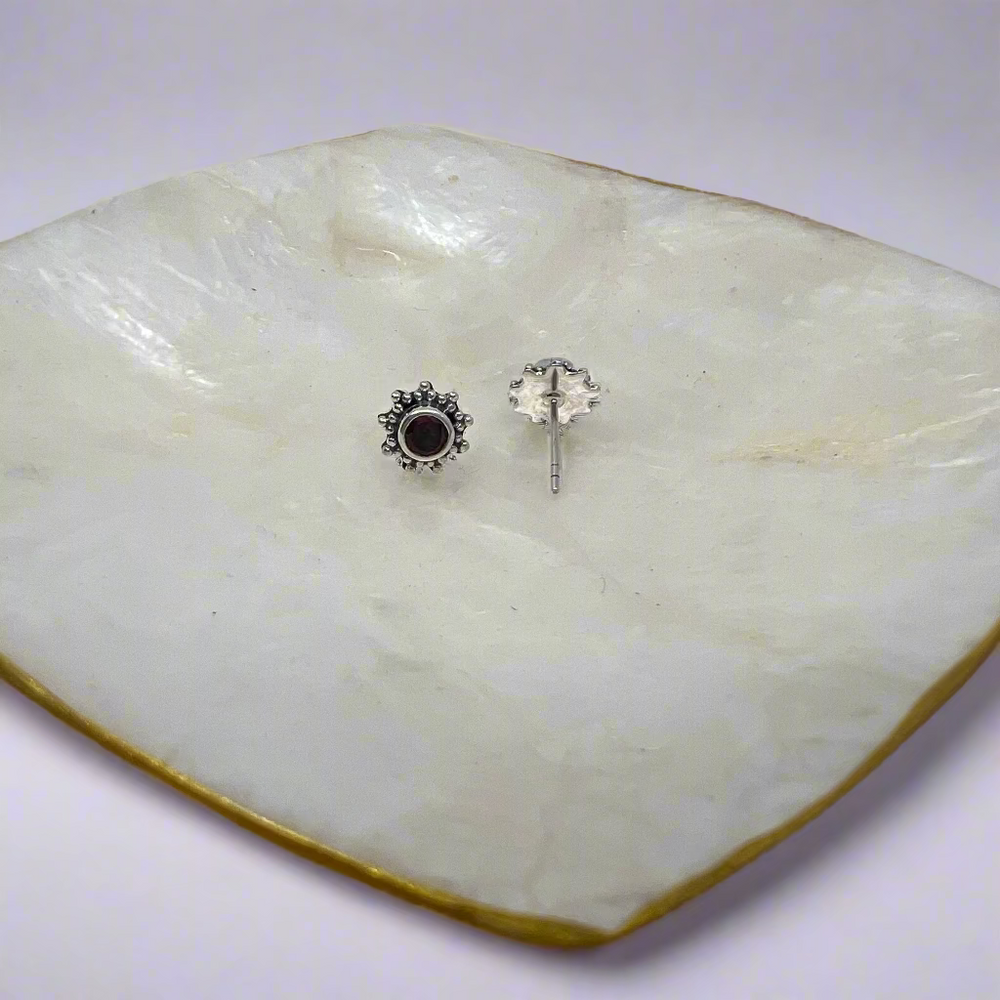 Boucles d'Oreilles Filigrane Pierre de Lune