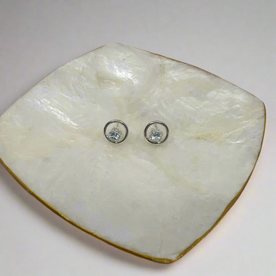 Boucles d'Oreilles Filigrane Pierre de Lune