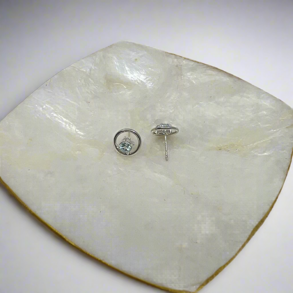 Boucles d'Oreilles Filigrane Pierre de Lune