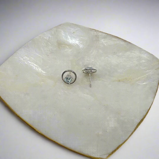 Boucles d'Oreilles Filigrane Pierre de Lune