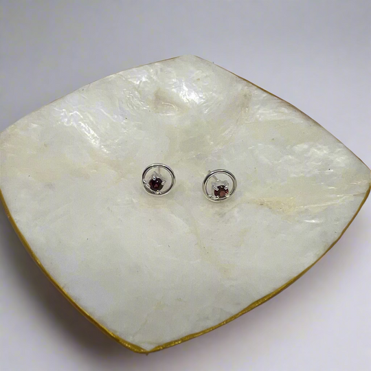 Boucles d'Oreilles Filigrane Pierre de Lune