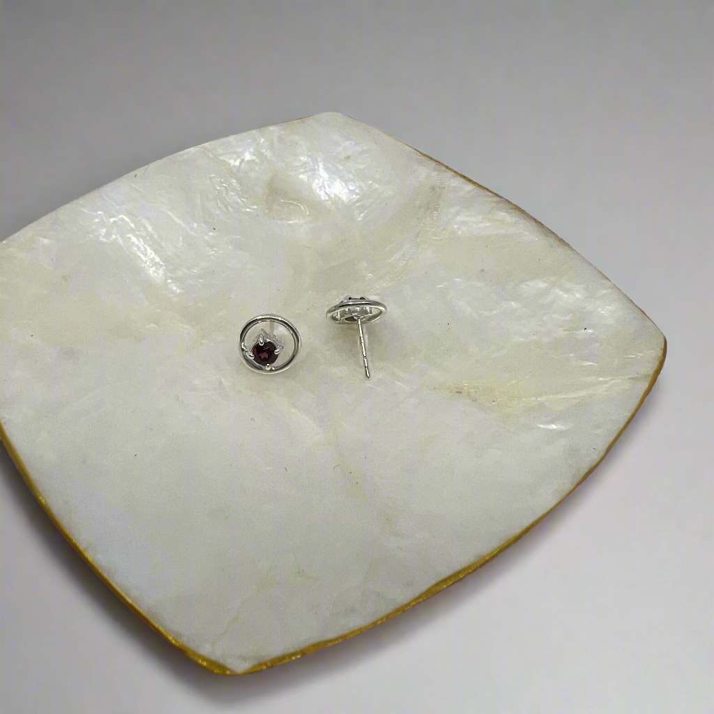 Boucles d'Oreilles Filigrane Pierre de Lune