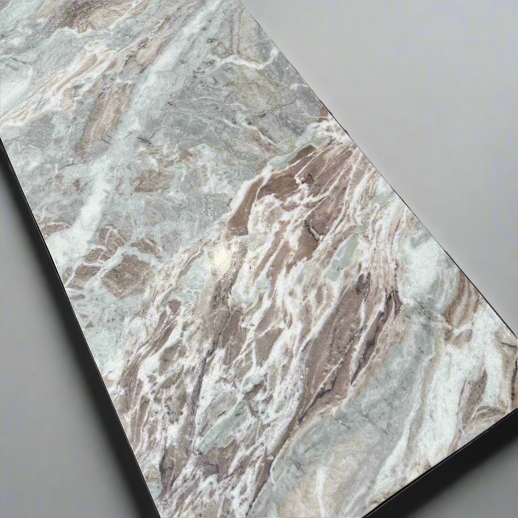 Marble-patterned tile