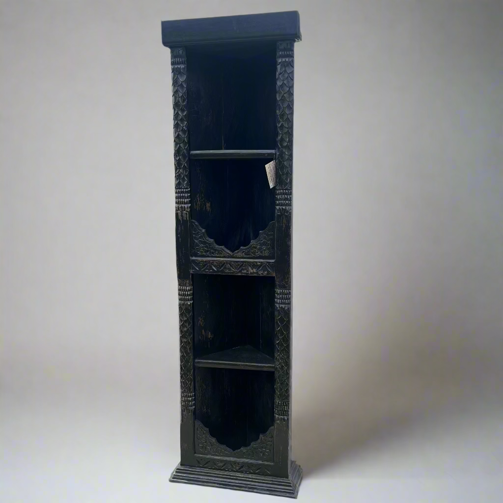 Black outdoor furniture piece