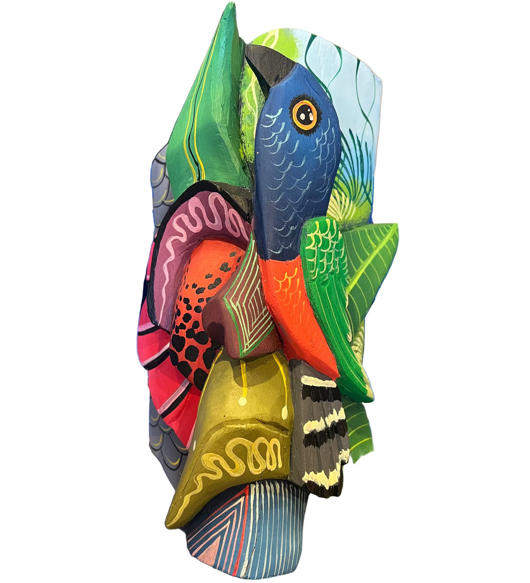 Costa Rican Balsa Wood Mask - X-Small