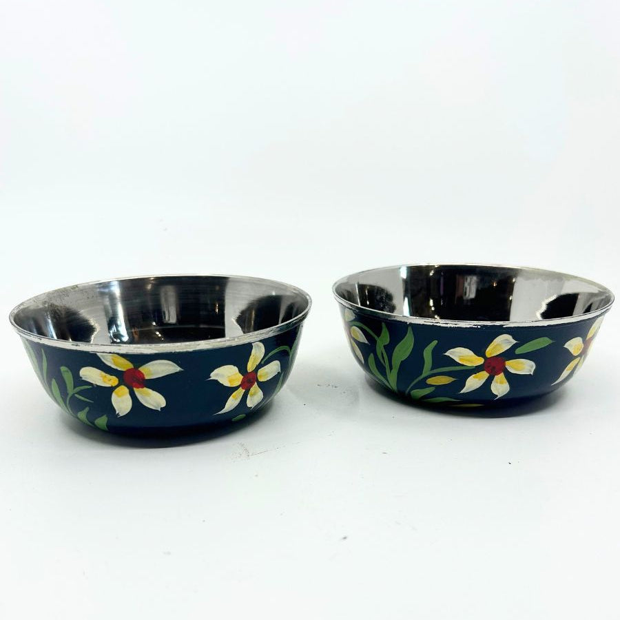 Hand Painted Stainless Steel Bowl (Small)